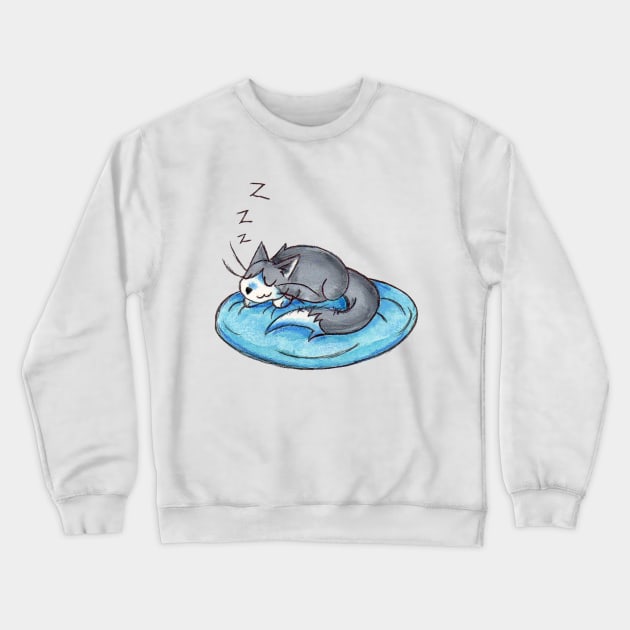 Sunday Snooze Crewneck Sweatshirt by KristenOKeefeArt